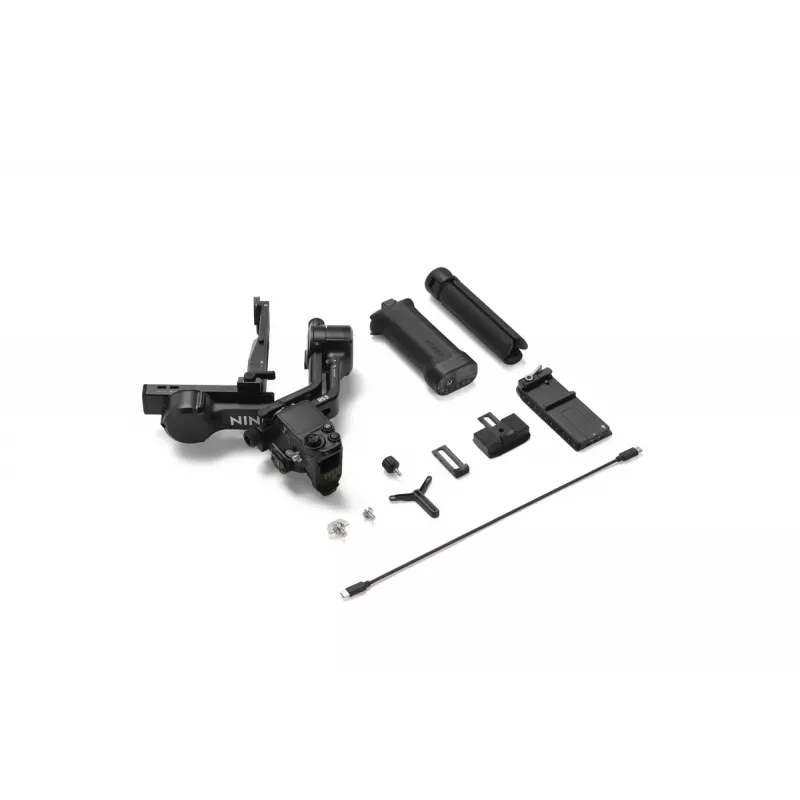 Estabilizador de câmara DJI RS 5 — alumínio, preto, 30 h de autonomia, 1,46 kg