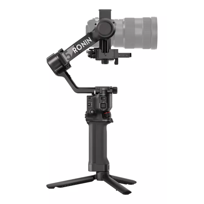 Estabilizador de câmara DJI RS 5 — alumínio, preto, 30 h de autonomia, 1,46 kg