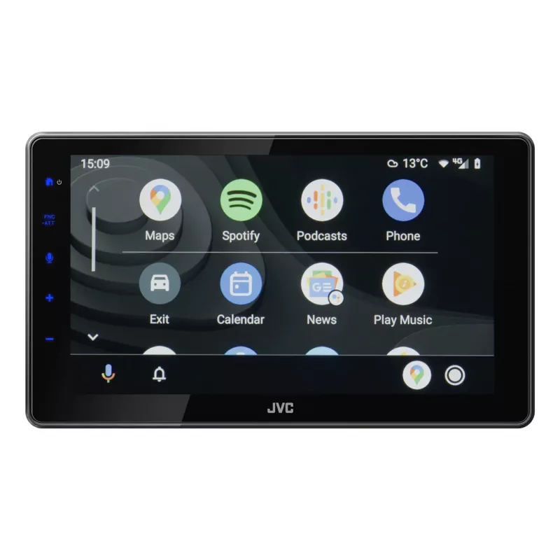 JVC KW-Z900DBW autorrádio 1-DIN de 9 polegadas, DAB, Bluetooth, WiFi, CarPlay/Android Auto