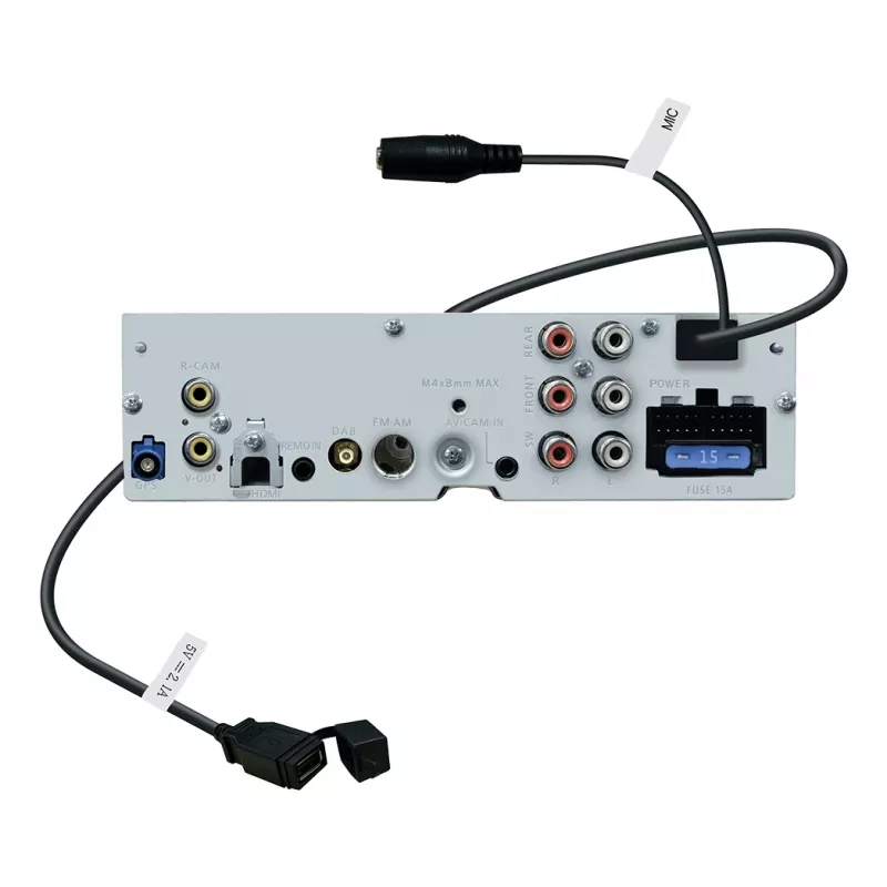 JVC KW-Z900DBW autorrádio 1-DIN de 9 polegadas, DAB, Bluetooth, WiFi, CarPlay/Android Auto