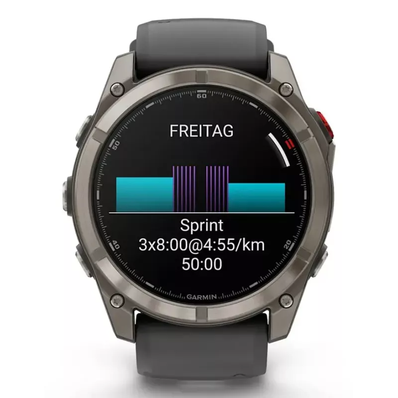 Smartwatch Garmin fēnix 8 Pro AMOLED 1,4 polegadas 454x454 GPS Wi-Fi