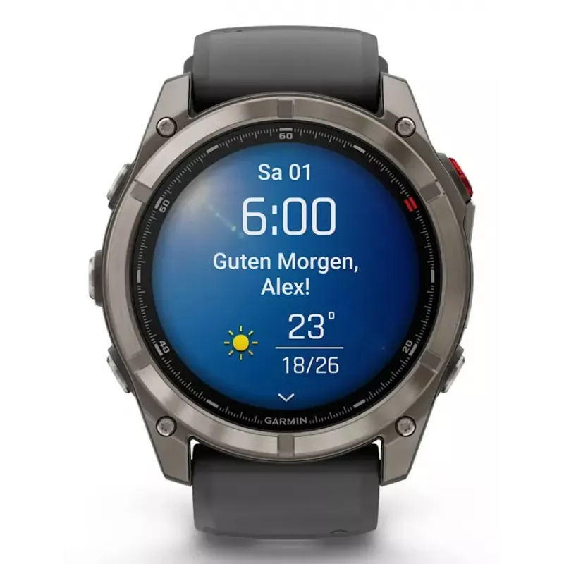 Smartwatch Garmin fēnix 8 Pro AMOLED 1,4 polegadas 454x454 GPS Wi-Fi