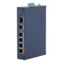 Switch gerido Hardened DAHUA CHS4106-4ET-60 — 6 portas, 4x PoE 10/100, L2, 4,8 Gbit/s, 8000 MAC