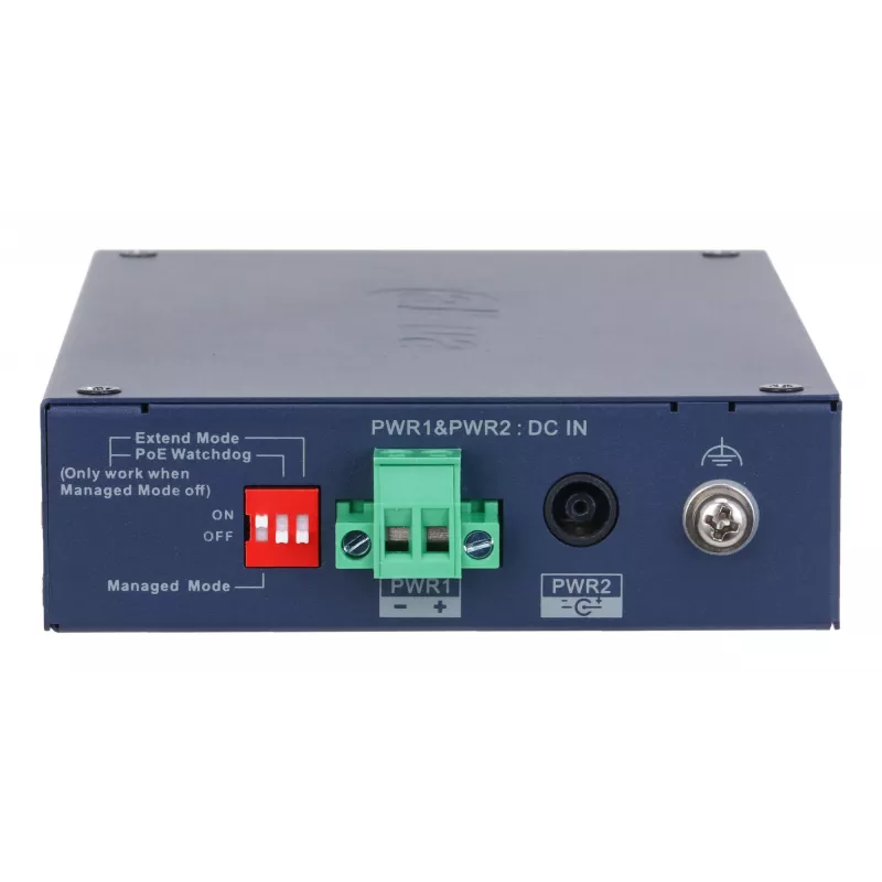 Switch gerido Hardened DAHUA CHS4106-4ET-60 — 6 portas, 4x PoE 10/100, L2, 4,8 Gbit/s, 8000 MAC