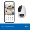 Câmara de vigilância IP TP-Link Tapo C245D 2304×1296, objetiva 3,1 mm, 104,3° hor., montagem em teto/parede, sem fios, interior, branco