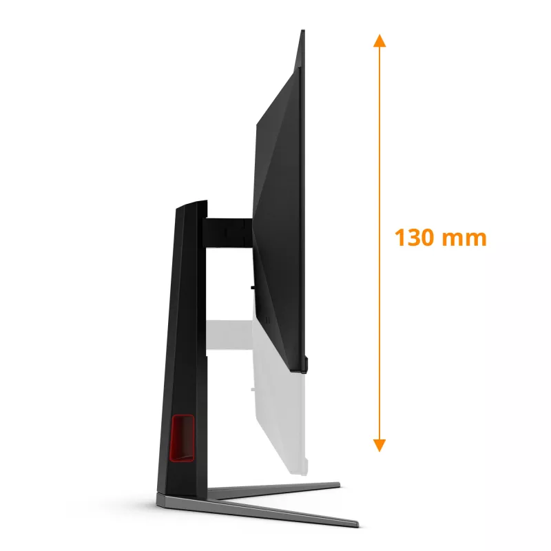 Monitor de computador AOC G4 Q27G4ZD 68,6 cm (27 polegadas) 2560 x 1440 píxeis Quad HD QD-OLED preto, vermelho