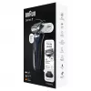 Máquina de barbear de lâmina Braun Series 7 71-B1200s aparador azul