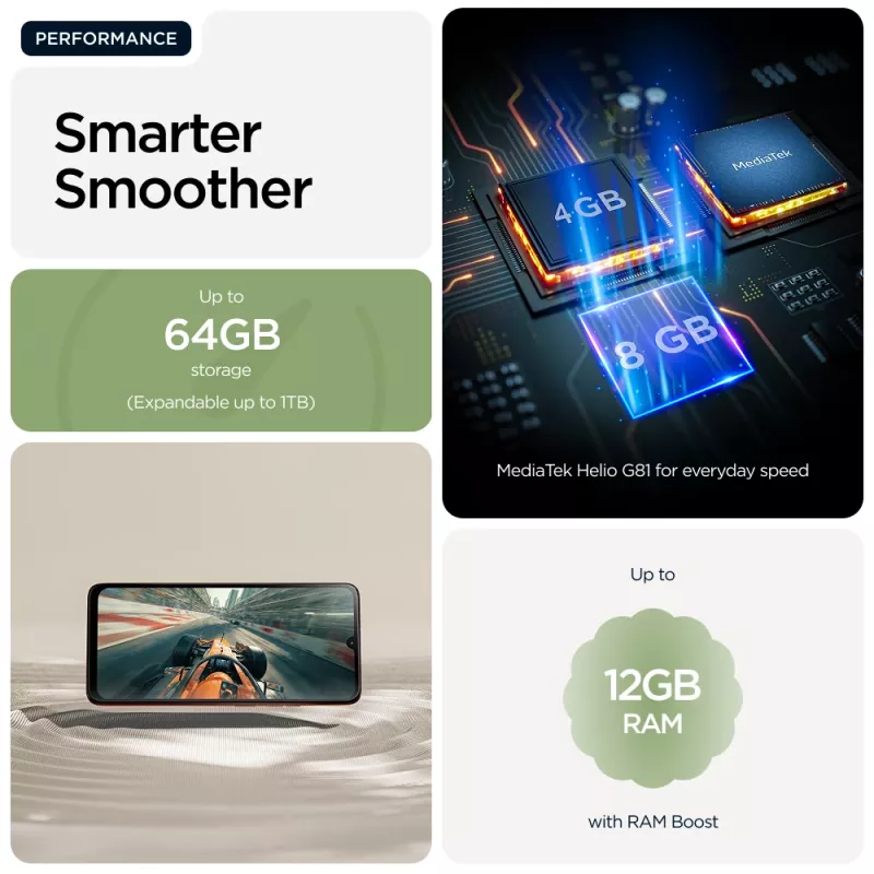 Motorola moto g06 17,5 cm (6,88 polegadas) Dual SIM Android 15 4G USB Type-C 4 GB 256 GB 5200 mAh verde