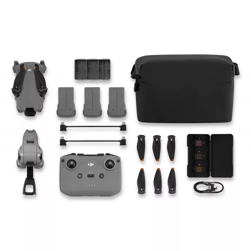 DJI MINI 5 PRO Fly More Combo (RC-N3) drone leve de 249g com sensor de 50MP, Lidar, 3 baterias, controlo remoto
