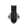 Microfone para podcast TRUST GXT 270 Emita II+ — condensador USB, com fios, caixa metálica, preto, cabo de 2,5 m