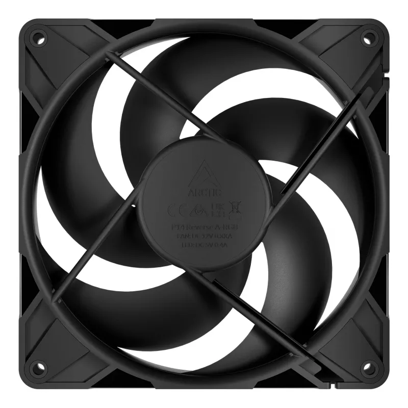 ARCTIC Freezer P14 Pro Reverse – pack de 3 – ventoinha A-RGB PWM de 140 mm com splitter de cabo