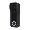 Videoporteiro TRUST DOORCAM-3000 preto, 3 MP, Wi-Fi 2,4 GHz, MicroSD até 256 GB, bateria/USB (8–24 V)