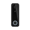 Videoporteiro TRUST DOORCAM-3000 preto, 3 MP, Wi-Fi 2,4 GHz, MicroSD até 256 GB, bateria/USB (8–24 V)