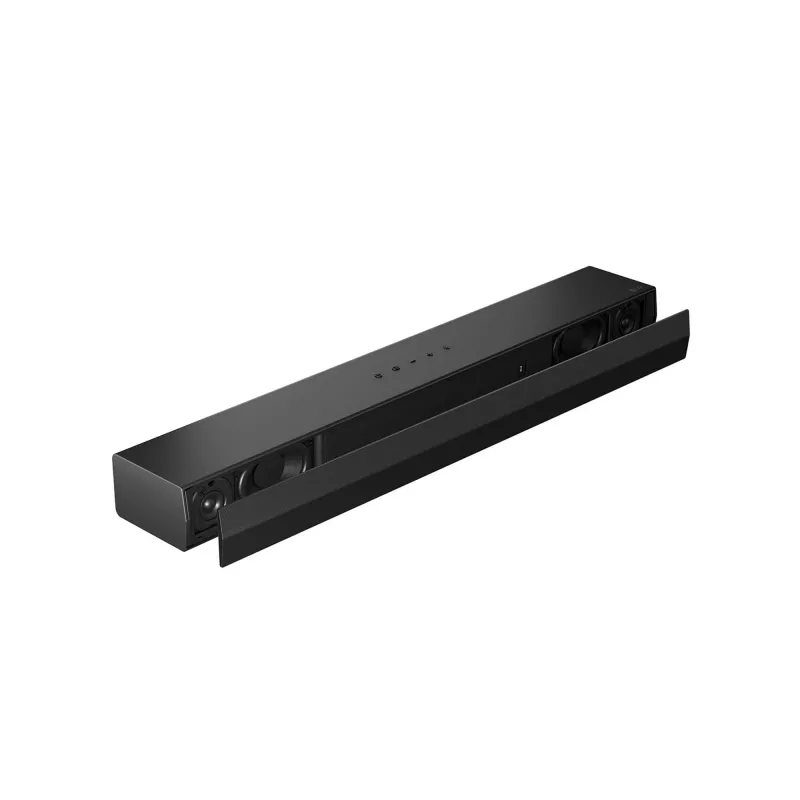 Barra de som LG S20A 2.0 canais, 50 W, Bluetooth SBC/AAC, com fios e sem fios, preto, 650×99×63 mm