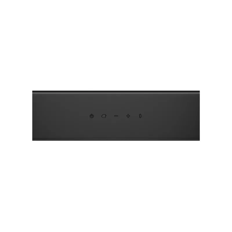 Barra de som LG S20A 2.0 canais, 50 W, Bluetooth SBC/AAC, com fios e sem fios, preto, 650×99×63 mm