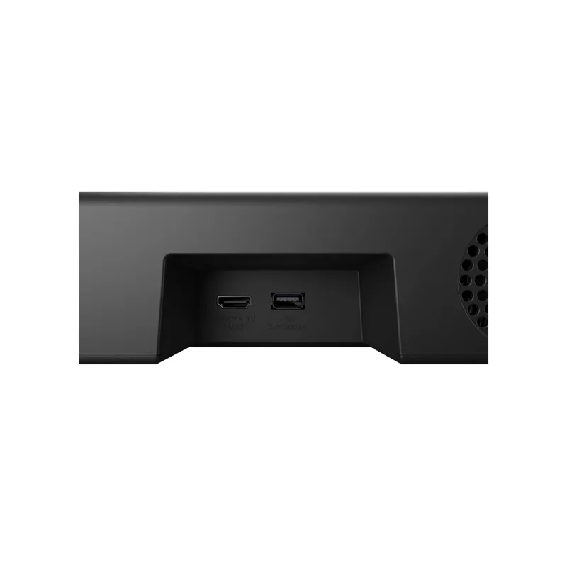 Barra de som LG S20A 2.0 canais, 50 W, Bluetooth SBC/AAC, com fios e sem fios, preto, 650×99×63 mm