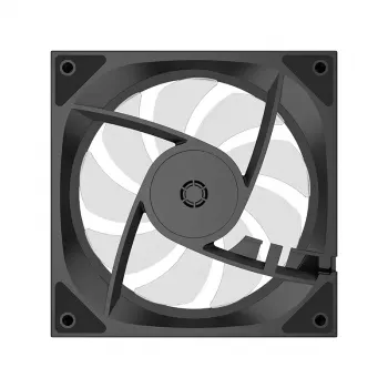 Ventoinha XILENCE XPF120U.ARGB 120 mm, 500–1800 rpm, rolamento hidráulico, 7–13,2 V, preto