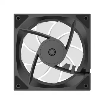 Ventoinha para caixa de computador XILENCE XPF120UR.ARGB 120 mm, 500–1800 rpm, rolamento hidráulico, 7–13,2 V, preto