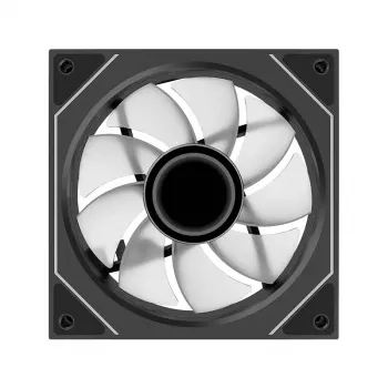 Ventoinha para caixa de computador XILENCE XPF120UR.ARGB 120 mm, 500–1800 rpm, rolamento hidráulico, 7–13,2 V, preto