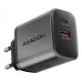 Fonte de alimentação AXAGON ACU-PQ67, 67W, PD3.0 + QC4+, 1x USB-C + 1x USB-A, 100–240V, cinzento/preto