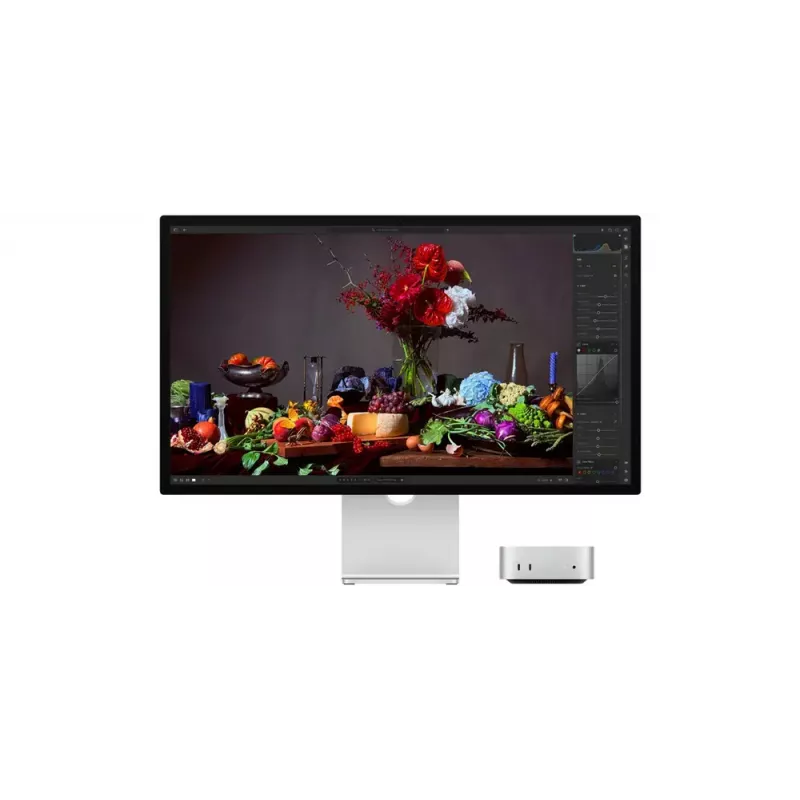 Monitor Apple Studio Display 27 polegadas (68,6 cm) 5K Ultra HD LED, vidro nanotexturizado, adaptador de suporte VESA, prateado