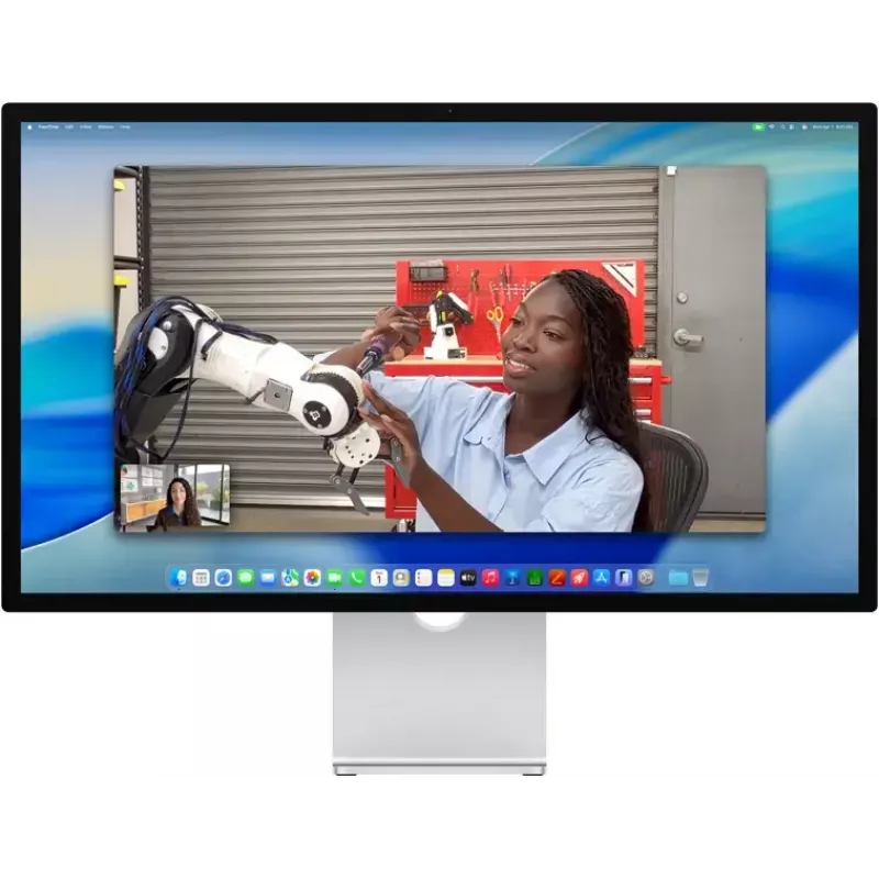 Monitor Apple Studio Display 27 polegadas (68,6 cm) 5K Ultra HD LED, vidro nanotexturizado, adaptador de suporte VESA, prateado