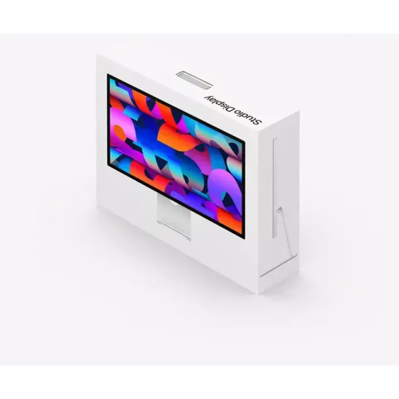 Monitor Apple Studio Display 27 polegadas (68,6 cm) 5K Ultra HD LED, vidro nanotexturizado, adaptador de suporte VESA, prateado