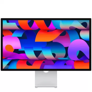 Monitor Apple Studio Display 27 polegadas (68,6 cm) 5K Ultra HD LED, vidro nanotexturizado, adaptador de suporte VESA, prateado