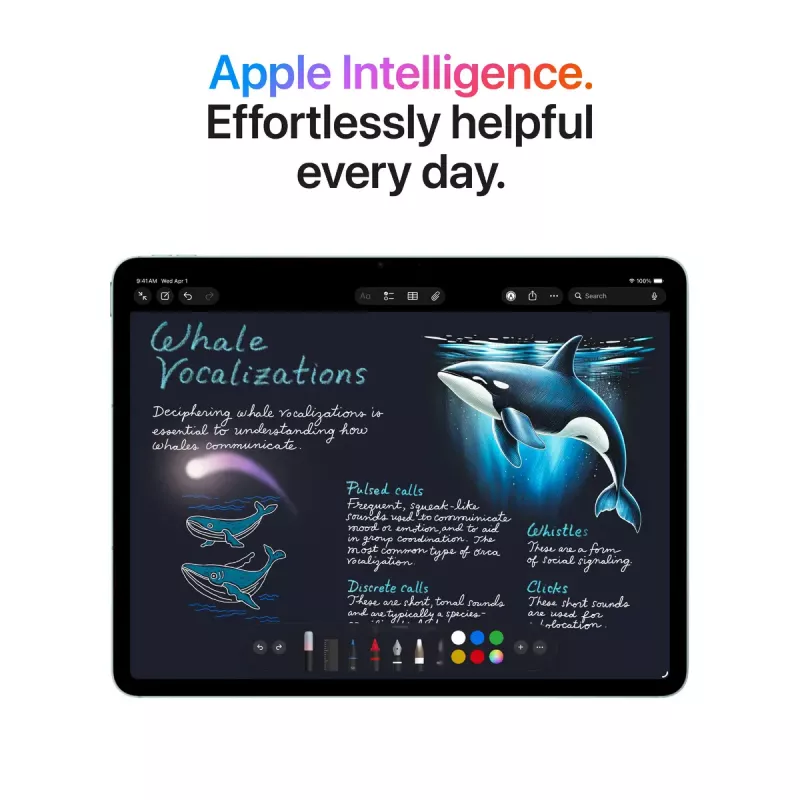 Tablet Apple iPad Air 11 polegadas Wi-Fi + Cellular 256 GB, M4, 12 GB RAM, 5G, azul