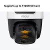 Câmara de segurança IP IMOU Cruiser Dual 2C 4G Turret exterior 2304×1296 objetiva de 3,6 mm montagem em teto/parede