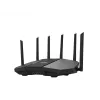Router de secretária ASUS RT-BE90U BE9400 AiMesh — Tri-Band Wi-Fi 7 (2,4/5/6 GHz), 9400 Mbit/s, 2,5 Gigabit Ethernet, 4× RJ-45 LAN, USB, preto