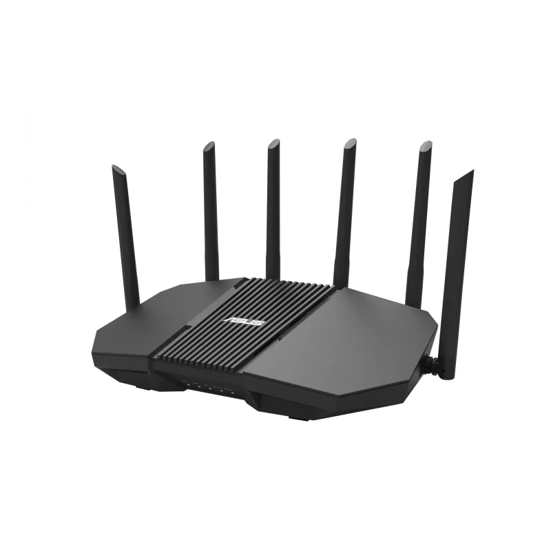 Router de secretária ASUS RT-BE90U BE9400 AiMesh — Tri-Band Wi-Fi 7 (2,4/5/6 GHz), 9400 Mbit/s, 2,5 Gigabit Ethernet, 4× RJ-45 LAN, USB, preto