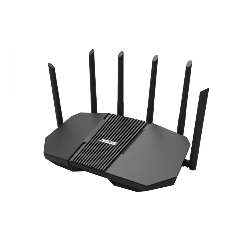 Router de secretária ASUS RT-BE90U BE9400 AiMesh — Tri-Band Wi-Fi 7 (2,4/5/6 GHz), 9400 Mbit/s, 2,5 Gigabit Ethernet, 4× RJ-45 LAN, USB, preto
