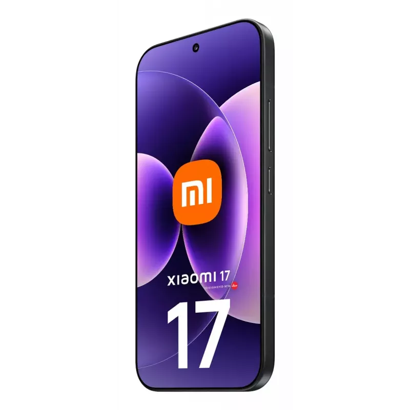 Smartphone Xiaomi 17 — ecrã de 16 cm (6,3 polegadas), Snapdragon 8 Elite Gen 5, 12 GB RAM, 512 GB, câmara tripla de 50 MP, 6330 mAh, preto