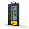 Cabo de dados USB 2.0 Gembird CC-USB2J-AMLML-1M-BL — USB A para Micro-USB B/Lightning, 1 m, azul/preto