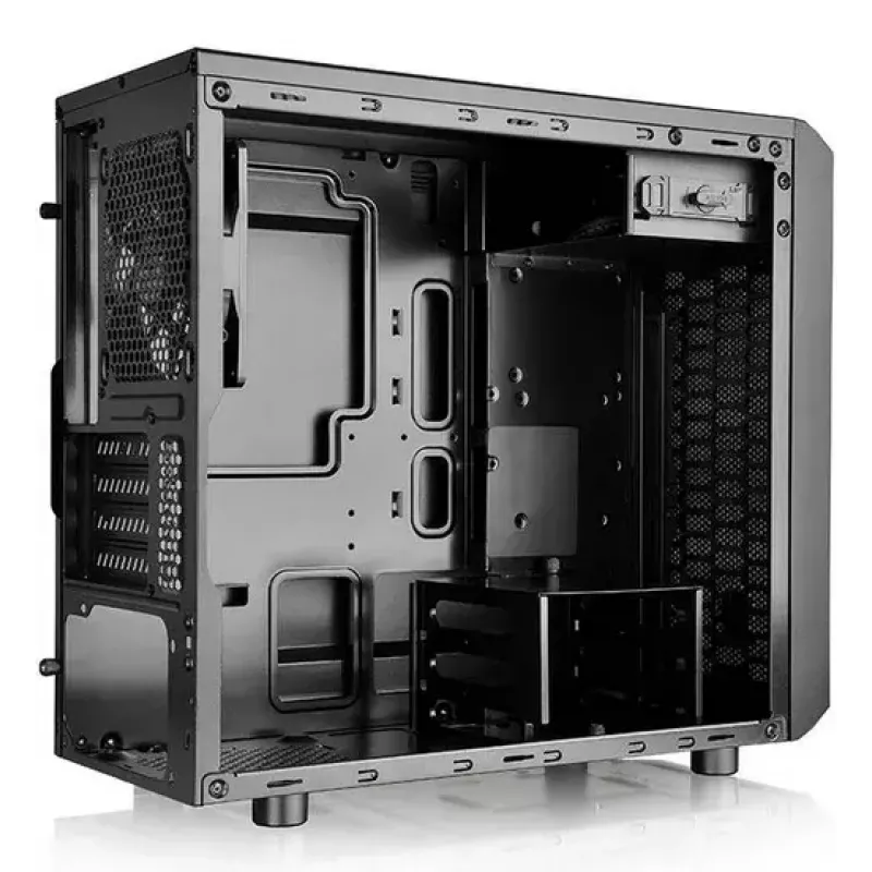 Caixa de PC Thermaltake VERSA H15 Micro Tower preta