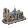 Puzzle 3D CubicFun Notre Dame (luz) — modelo DA-20509, edição leve iluminada