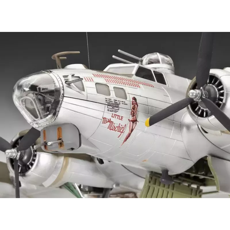 Revell B-17G Flying Fortress kit de modelismo em plástico