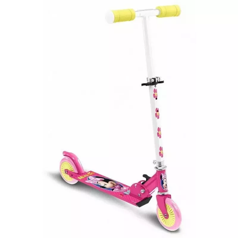 Trotinete Pulio STAMP 2-Wheel Minnie — trotinete infantil de duas rodas, design compacto