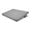 Repousa-pés Kensington SmartFit SoleMate, cinzento, 12 - 20°, 1,1 kg, 1 unid., 370 mm, 485 mm