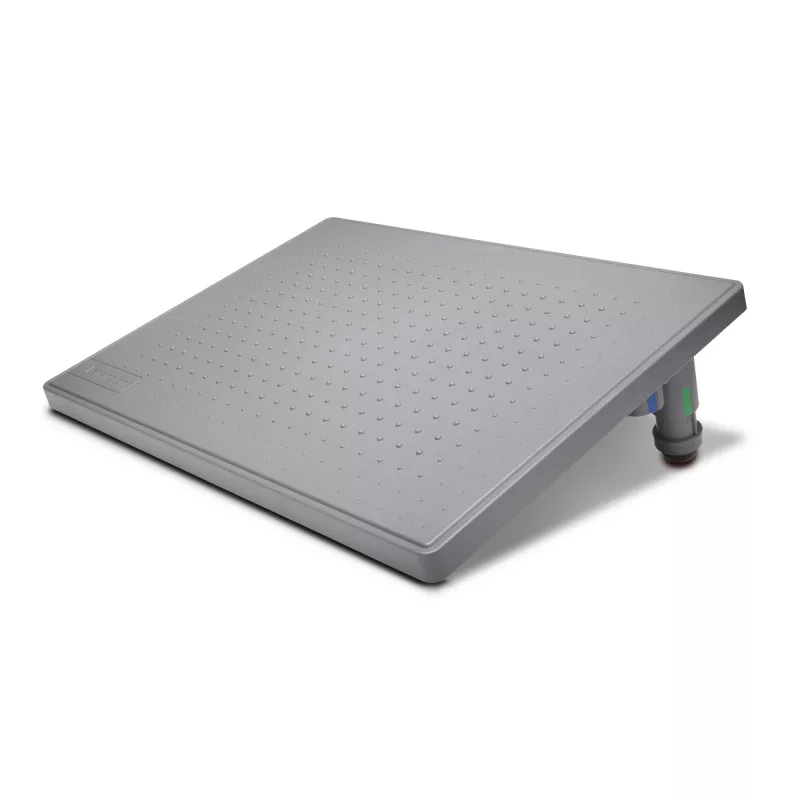 Repousa-pés Kensington SmartFit SoleMate, cinzento, 12 - 20°, 1,1 kg, 1 unid., 370 mm, 485 mm