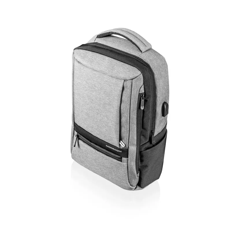Mochila Modecom SMART 15 Preto/Cinzento Poliéster 15,6 polegadas