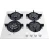 Whirlpool AKT 625/WH Preto, Branco Encastre 60 cm Gás 4 zona(s)