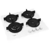 Whirlpool AKT 625/WH Preto, Branco Encastre 60 cm Gás 4 zona(s)