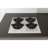 Whirlpool AKT 625/WH Preto, Branco Encastre 60 cm Gás 4 zona(s)