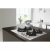 Whirlpool AKT 625/WH Preto, Branco Encastre 60 cm Gás 4 zona(s)