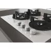 Whirlpool AKT 625/WH Preto, Branco Encastre 60 cm Gás 4 zona(s)