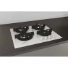 Whirlpool AKT 625/WH Preto, Branco Encastre 60 cm Gás 4 zona(s)
