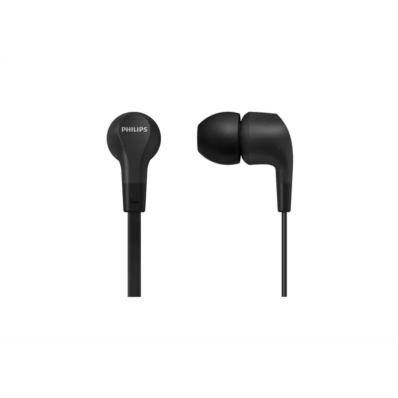 Headset com fios In-Ear Philips TAE1105BK/00 — preto, intra-auricular, cabo de 1,2 m, 14,7 g