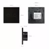 Interruptor de luz de parede MACLEAN MCE701B Toque simples, um compartimento, sobrepor